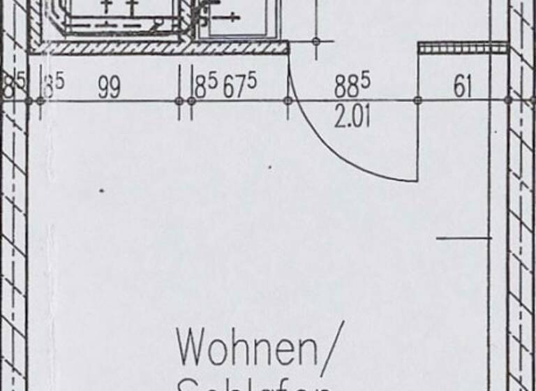 Wohnung zum Kauf 69.900 € 1 Zimmer 23,9 m²<br/>Wohnfläche 2.<br/>Geschoss Lindenau Leipzig 04177