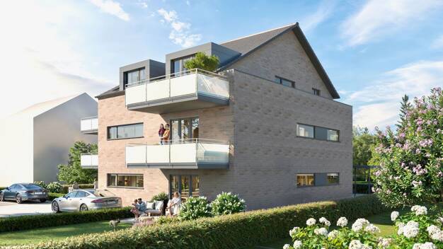 Wohnung zum Kauf - Neubau 500.305 € 3 Zimmer 93,7 m² 1. Geschoss Hohe Geist 17 Albachten Münster 48163
