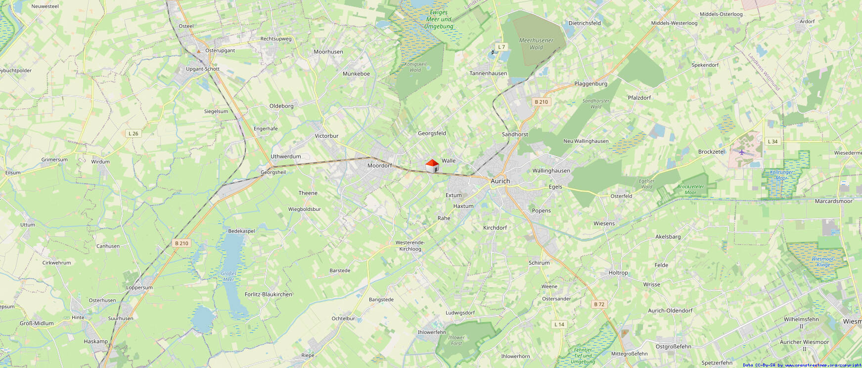 Grundstück zum Kauf 189.000 € 4.109 m²<br/>Grundstück Walle Aurich 26607