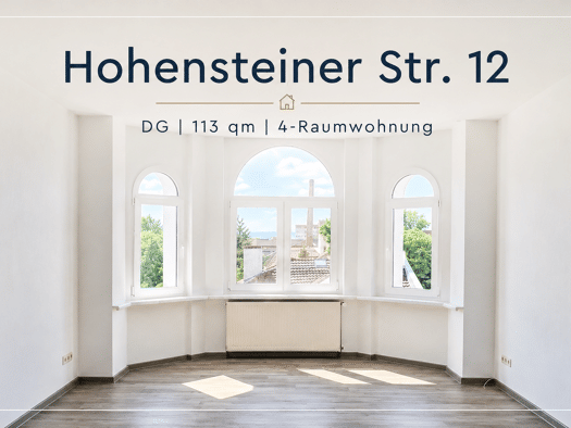 Wohnung zur Miete 735 € 4 Zimmer 113 m² 3. Geschoss frei ab sofort Hohensteinerstraße 12 Nordhausen Nordhausen 99734