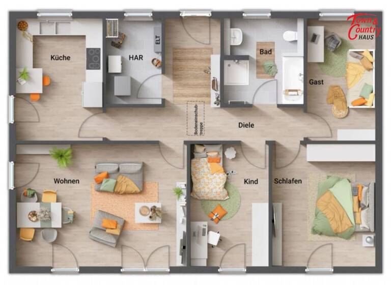 Bungalow zum Kauf provisionsfrei 484.320 € 4 Zimmer 108,4 m² 650 m² Grundstück Lutterbek 24235