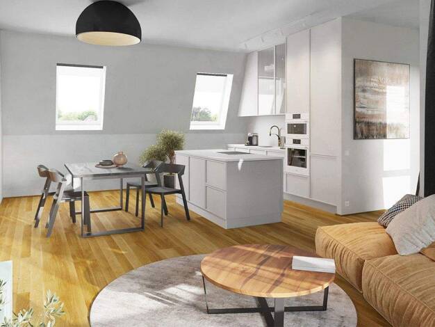 Wohnung zum Kauf - Neubau 400.000 € 2 Zimmer 46,9 m² 1. Geschoss Dieburger Str. 12 e Sachsenhausen Frankfurt am Main 60599