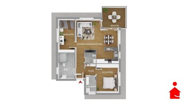 Penthouse zum Kauf 325.620 € 3 Zimmer 85,1 m² Stadt Ibbenbüren 49477