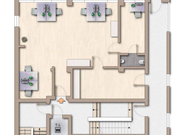 Bürofläche zur Miete 1.100 € 3 Zimmer 90 m² Bürofläche Kronberg Kronberg im Taunus 61476