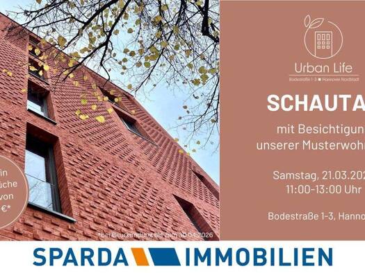 Wohnung zum Kauf - Erstbezug provisionsfrei 442.000 € 2 Zimmer 75,6 m² Bodestraße 1-3 Nordstadt Hannover-Nordstadt 30167