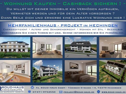Wohnung zum Kauf provisionsfrei Schlatterstarsse 14 Hechingen 72379