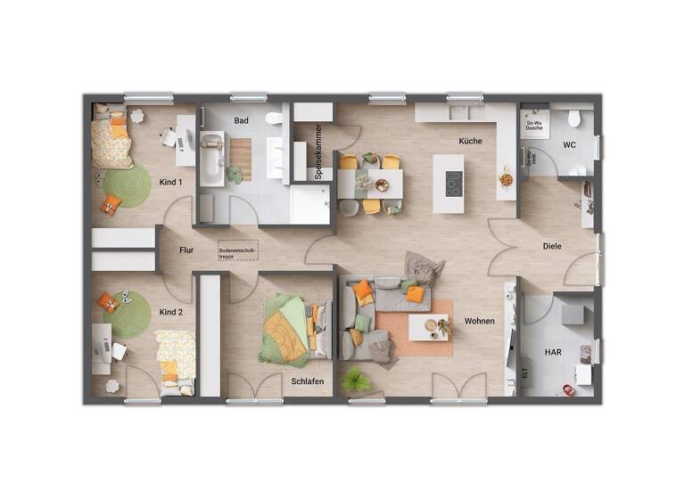 Bungalow zum Kauf provisionsfrei 265.990 € 4 Zimmer 131 m²<br/>Wohnfläche Rheinbach Rheinbach 53359