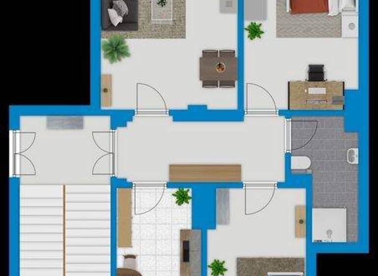 WG-Zimmer zur Miete 555 € 3 Zimmer 69 m² 2. Geschoss Büschdorfer Straße 8 Freiimfelde Halle 06112