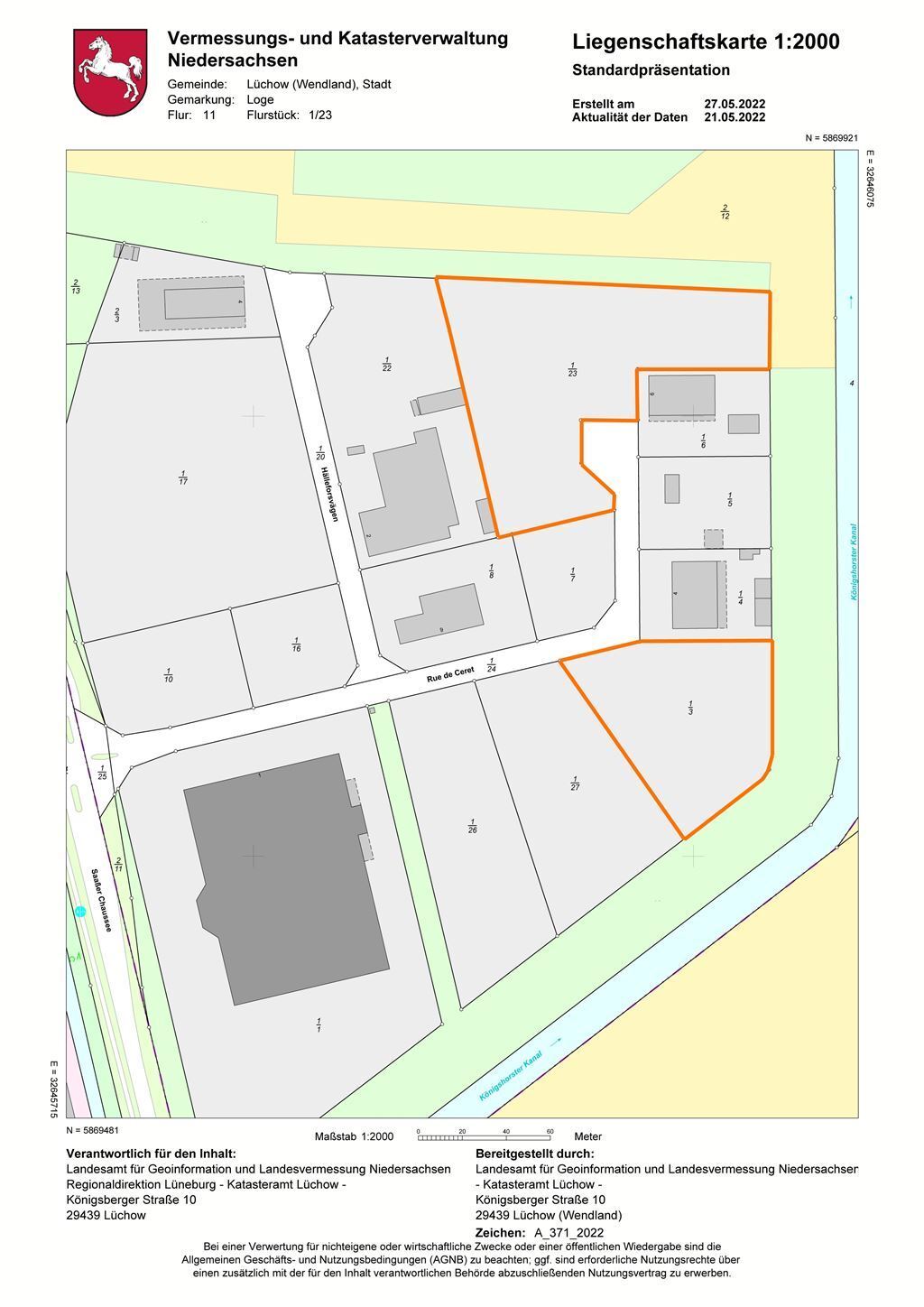 Gewerbegrundstück zum Kauf 270.000 € 9.801 m²<br/>Grundstück Ru de Ceret Lüchow Lüchow (Wendland) 29439