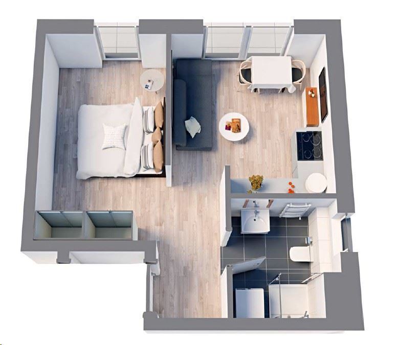 Terrassenwohnung zum Kauf provisionsfrei als Kapitalanlage geeignet 393.000 € 2 Zimmer 35,7 m²<br/>Wohnfläche Garmisch Garmisch-Partenkirchen 82467