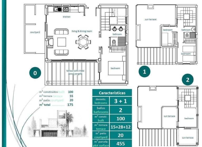 Villa zum Kauf - Erstbezug provisionsfrei 375.000 € 5 Zimmer 100 m² 455 m² Grundstück Sucina