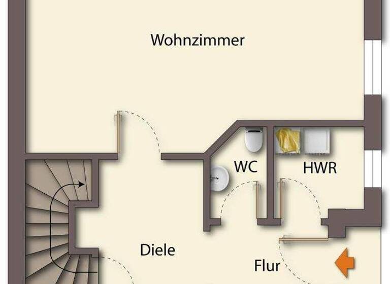 Doppelhaushälfte zum Kauf provisionsfrei 285.000 € 4 Zimmer 120 m² 458 m² Grundstück Papenburg 26871