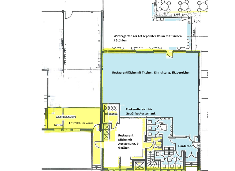 Restaurant zur Miete 3.000 € 310 m² Gastrofläche Waldstraße 51 Nauheim 64569