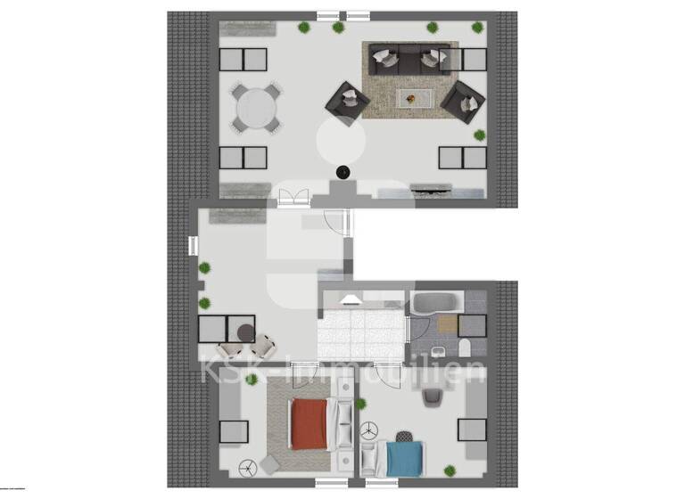 Wohnung zur Miete 1.100 € 3 Zimmer 102,2 m² Worringen Köln / Worringen 50769