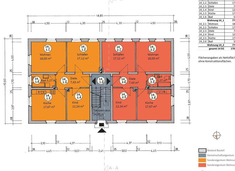 Mehrfamilienhaus zum Kauf 2.600.000 € 88 Zimmer 1.330 m² 2.971 m² Grundstück Innstadt Passau 94032