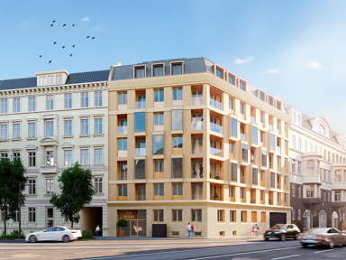 Wohnung zur Miete 1.130 € 2 Zimmer 41 m² 4. Geschoss frei ab 01.06.2025 Zentrum - Nordwest Leipzig 04105