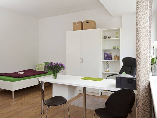 Studio zur Miete auf Zeit 450 € 1 Zimmer 13 m² frei ab sofort Franklinstraße 20 Südvorstadt-Ost Ortsamtsbereich Plauen 01069
