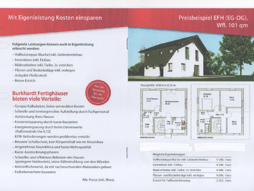 Einfamilienhaus zum Kauf - Erstbezug provisionsfrei 296.600 € 5 Zimmer 101 m² 450 m² Grundstück frei ab 15.02.2027 Engelsberg 84549
