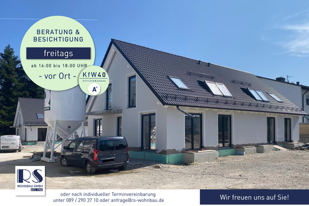 Doppelhaushälfte zum Kauf - Neubau provisionsfrei 1.475.000 € 6 Zimmer 132 m² 317 m² Grundstück Reigersbachstr. 22d Feldmoching-Hasenbergl München 80995