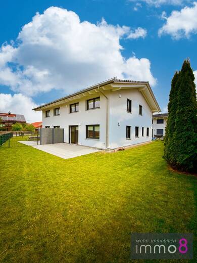 Doppelhaushälfte zum Kauf - Neubau 1.298.000 € 6 Zimmer 144,3 m² 259 m² Grundstück Faistenhaar Brunnthal / Faistenhaar 85649