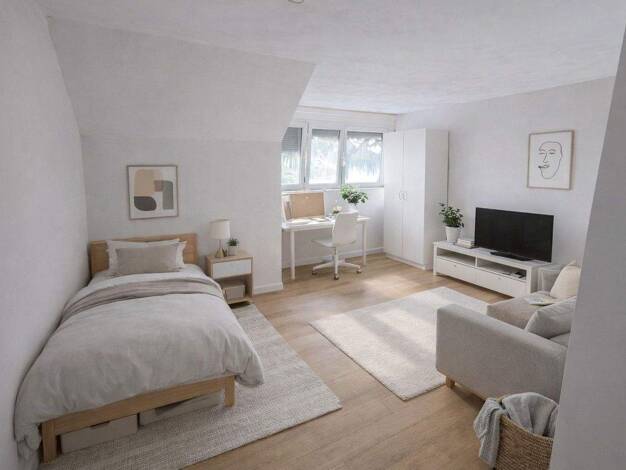 WG-Zimmer zur Miete auf Zeit 850 € 19 m² 3. Geschoss frei ab 15.04.2026 Sebastian-Kneipp-Gasse 7 Innenstadt Bayern - Augsburg 86152