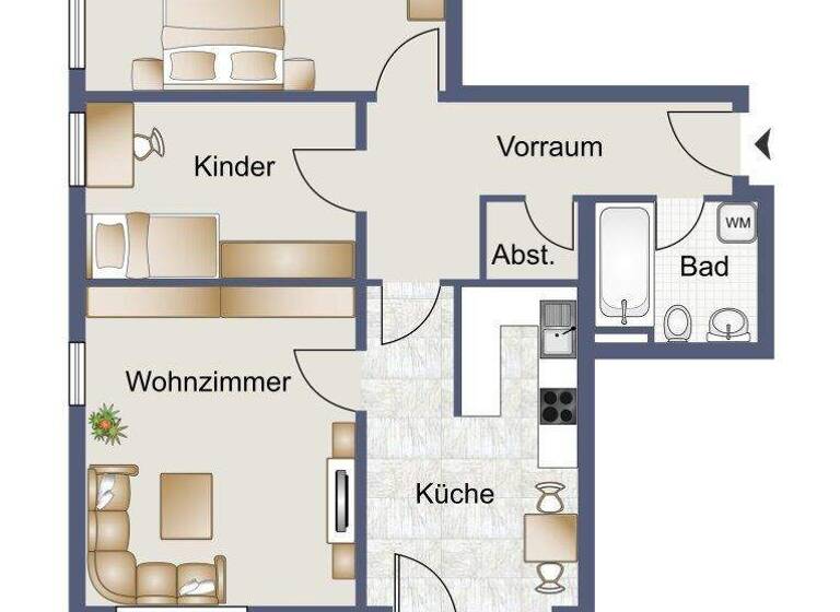 Wohnung zum Kauf 295.000 € 3 Zimmer 74 m² Kemtergasse Rankweil 6830