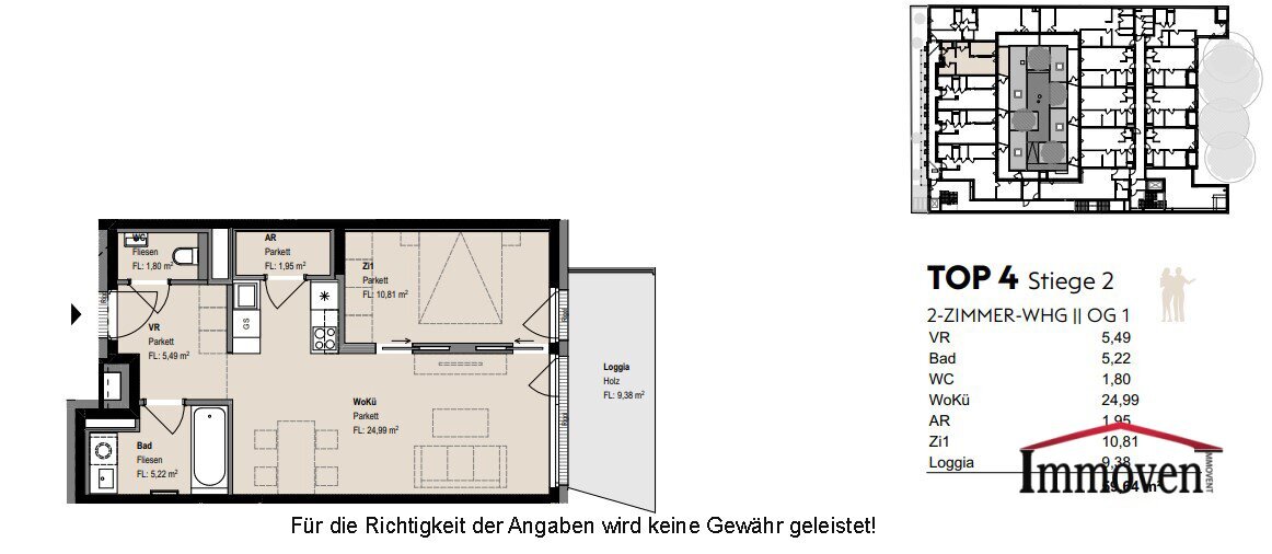 Wohnung zur Miete 1.292 € 2 Zimmer 59,6 m²<br/>Wohnfläche 1.<br/>Geschoss Apollogasse 16-18 Wien 1070