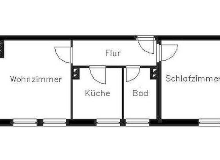 Wohnung zur Miete 212 € 2 Zimmer 48,1 m² 4. Geschoss Neundorfer Straße 82 Stadtmitte Plauen 08523