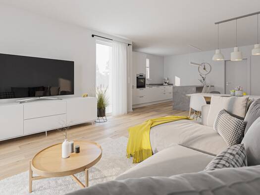 Terrassenwohnung zum Kauf - Neubau provisionsfrei 444.000 € 3,5 Zimmer 97,2 m² EG Laiblestraße 29 Rothenburg Rothenburg ob der Tauber 91541