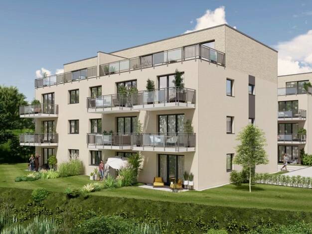 Wohnung zum Kauf - Erstbezug 247.200 € 2 Zimmer 45,4 m² EG frei ab 01.01.2026 Karlsdorf Karlsdorf-Neuthard / Karlsdorf 76689