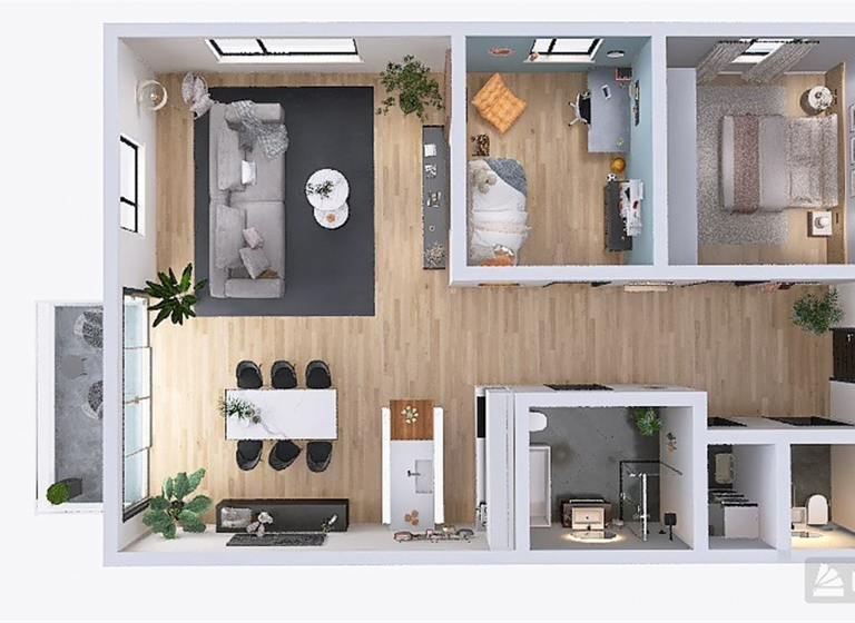 Wohnung zum Kauf - Erstbezug provisionsfrei 923.890 € 3 Zimmer 100 m² Ludwigshafen Bodman-Ludwigshafen 78351