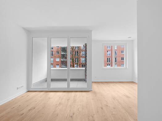 Wohnung zur Miete - Erstbezug 1.300 € 2 Zimmer 48,8 m² 3. Geschoss Barmbek-Nord Hamburg / Barmbek-Nord 22305