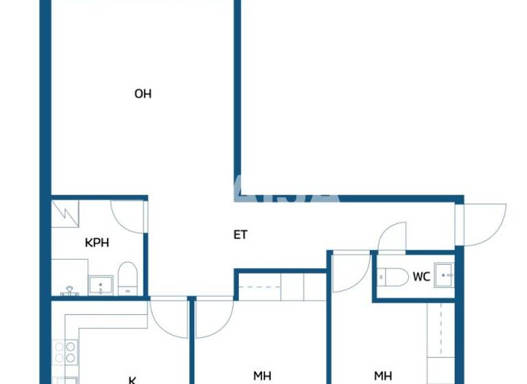 Wohnung zum Kauf 89.000 € 3 Zimmer 77 m² 1. Geschoss Kalliopohjantie 5 Tuusula 04300