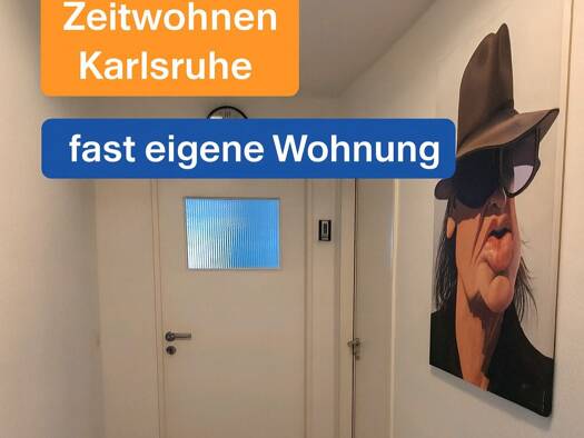 Wohnung zur Miete auf Zeit 790 € 1 Zimmer 50 m² frei ab 31.03.2027 Stulzstraße Mühlburg Mühlburg 76185