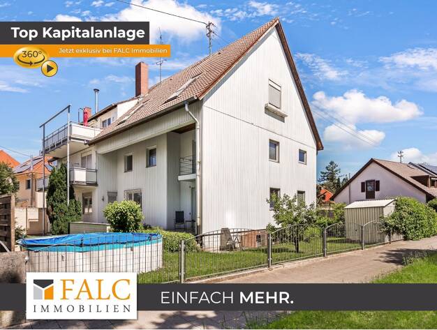 Mehrfamilienhaus zum Kauf 1.300.000 € 17 Zimmer 443,3 m² 649 m² Grundstück Rüppurr - Neu-Rüppurr Karlsruhe / Rüppurr 76199