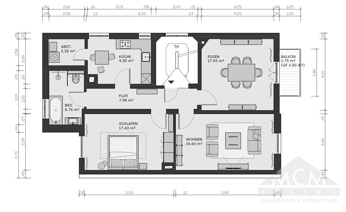 Wohnung zum Kauf 749.000 € 3 Zimmer 85 m²<br/>Wohnfläche 2.<br/>Geschoss Nordend - West Frankfurt am Main 60318