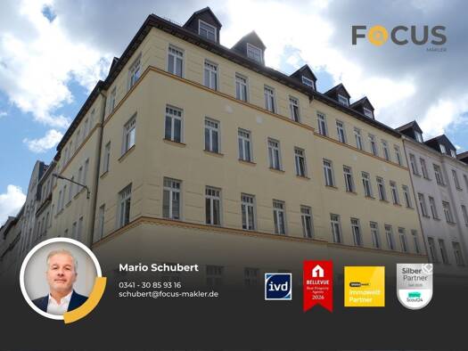 Wohnung zur Miete 450 € 2 Zimmer 44,6 m² 4. Geschoss Nernststraße 14 Möckern Leipzig 04159