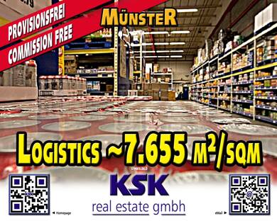 Logistikzentrum zur Miete provisionsfrei 18.642 m² Lagerfläche teilbar von 7.655 m² bis 26.297 m² Gremmendorf - West Münster 48155