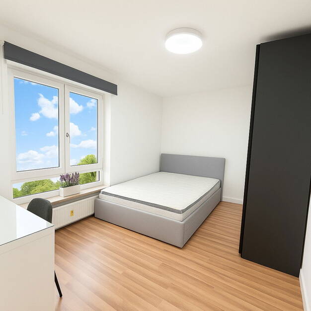 Wohnung zur Miete 860 € 1 Zimmer 14 m² 2. Geschoss Gartenstrasse Am Luitpoldpark München 80809