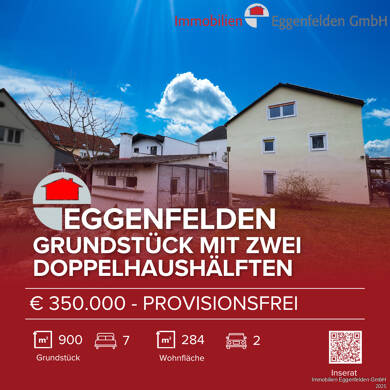 Doppelhaushälfte zum Kauf provisionsfrei 350.000 € 14 Zimmer 284 m² 900 m² Grundstück Eggenfelden Eggenfelden 84307