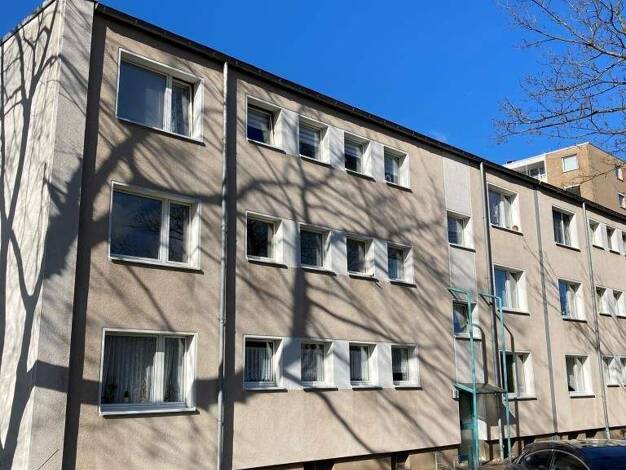 Wohnung zur Miete nur mit Wohnberechtigungsschein 472 € 2,5 Zimmer 56 m² 2. Geschoss Goldaper Weg 2 Rheinkamp Mitte Moers 47445