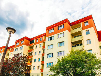 Wohnung zur Miete 413 € 3 Zimmer 57,1 m² 4. Geschoss Dostojewskistraße 4a Schönwalde II Greifswald 17491
