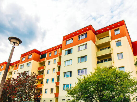 Wohnung zur Miete 413 € 3 Zimmer 57,1 m² 4. Geschoss Dostojewskistraße 4a Schönwalde II Greifswald 17491