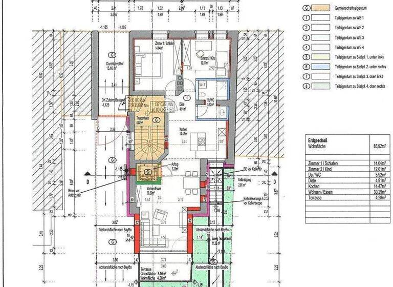 Wohnung zum Kauf 579.000 € 2 Zimmer 85,9 m² EG Innenstadt Aschaffenburg 63739
