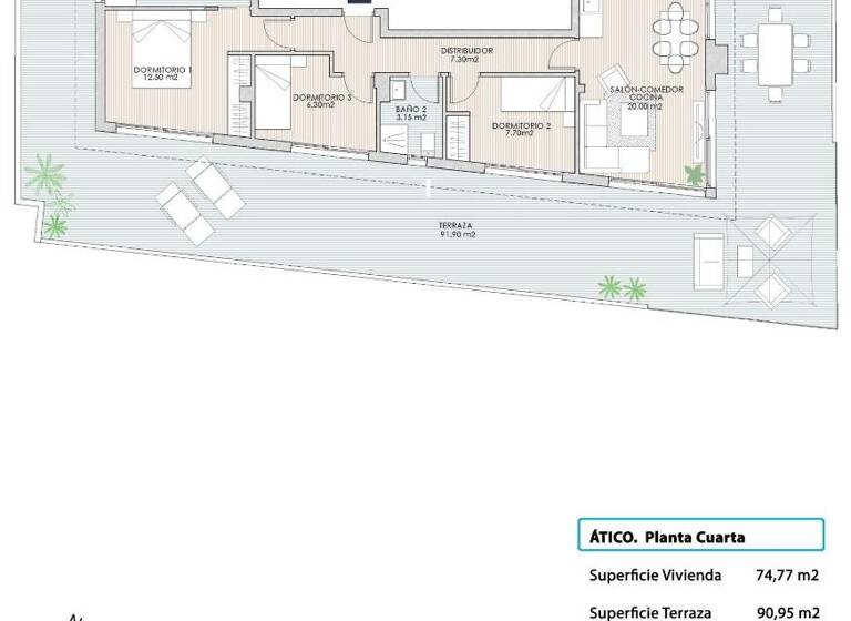 Penthouse zum Kauf 464.000 € 4 Zimmer 74 m² Torrevieja 03181