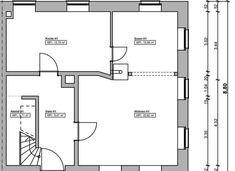 Doppelhaushälfte zum Kauf 527.000 € 7 Zimmer 176 m² 274 m² Grundstück Frensdorfer Straße 5 Waizendorf Stegaurach 96135