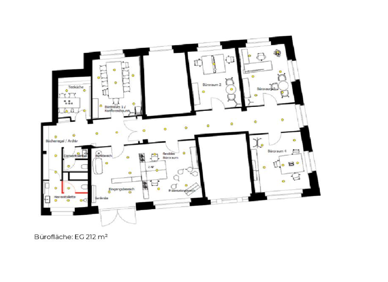 Büro zur Miete provisionsfrei 2.650 € 212 m² Bürofläche Zentrum Leipzig 04109