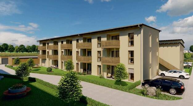 Wohnung zur Miete - Neubau 670 € 2 Zimmer 55 m² 1. Geschoss frei ab 15.08.2025 Platanenstr. 9 Landau Landau an der Isar 94405