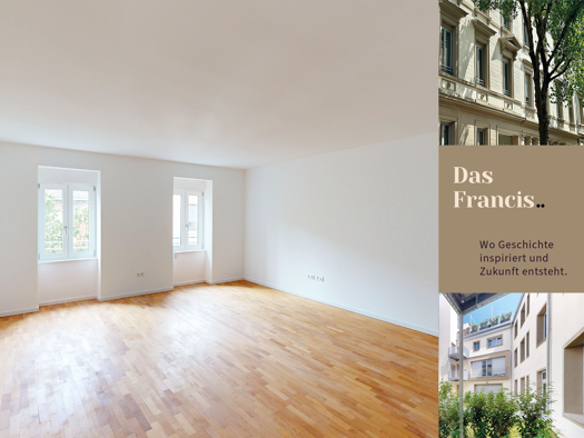 Wohnung zur Miete 1.845 € 3 Zimmer 114,8 m² 3. Geschoss frei ab 01.06.2026 Moningerstraße 11a Weststadt Karlsruhe 76135