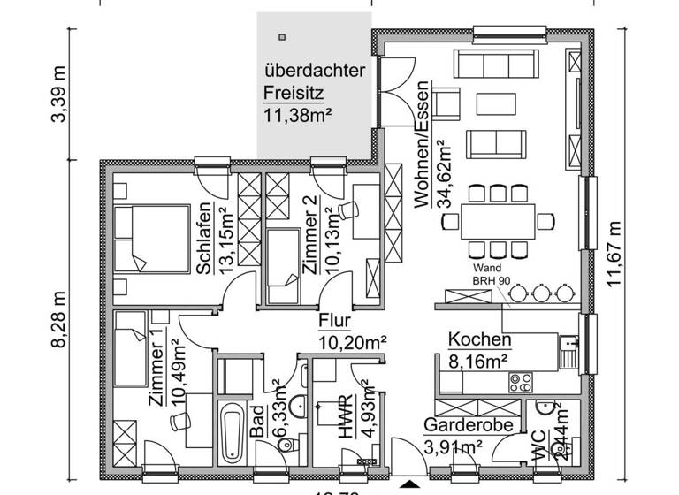 Haus zum Kauf provisionsfrei 273.000 € 4 Zimmer 116 m²<br/>Wohnfläche 528 m²<br/>Grundstück ab sofort<br/>Verfügbarkeit Sebbenhausen Balge 31609